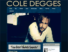 Tablet Screenshot of coledegges.com